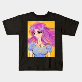 Sunset Girl Kids T-Shirt